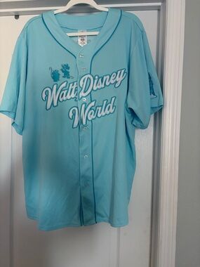 Disney Light Blue "Walt Disney World" Baseball Jersey